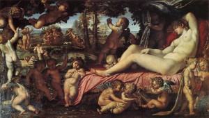Annibale Carracci, Sleeping Venus, 1602-1603, oil on canvas, Musée Condé.