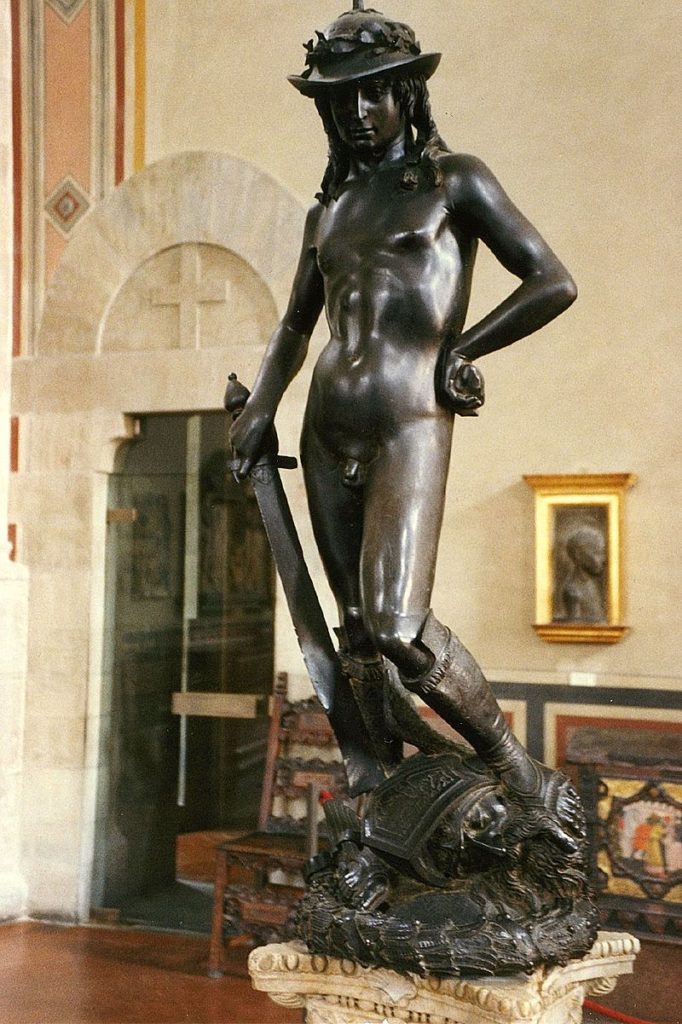 Bronze David, Donatello, 1440.