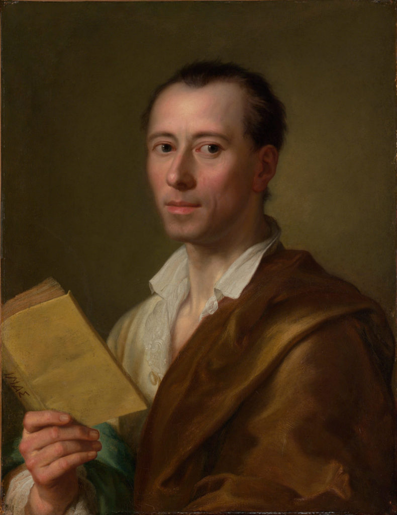 Portrait de Winckelmann (après 1755) par Raphael Mengs