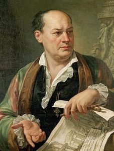 Portrait of Piranesi (1779) by Pietro Labruzzi.