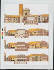 Design for Piazza Garibaldi; by Giorgio Grassi, 1999.