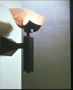 Applique Sakè, conçue par Studiodada pour Stilnovo. 1989