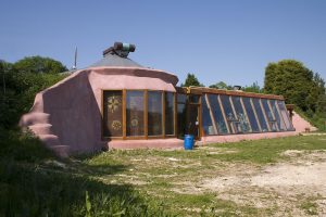 The Earthship, Front / Left Elevation