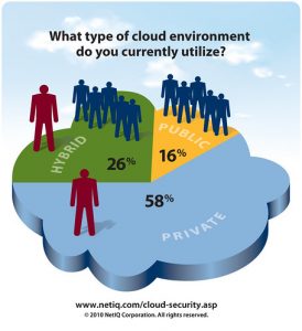 Pie Chart of Cloud environment