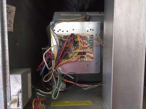 The control circuit in a household HVAC installation