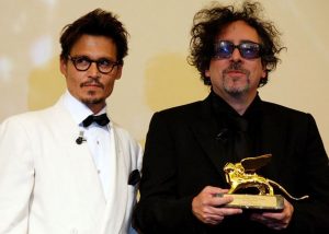 Tim Burton with Johnny Depp