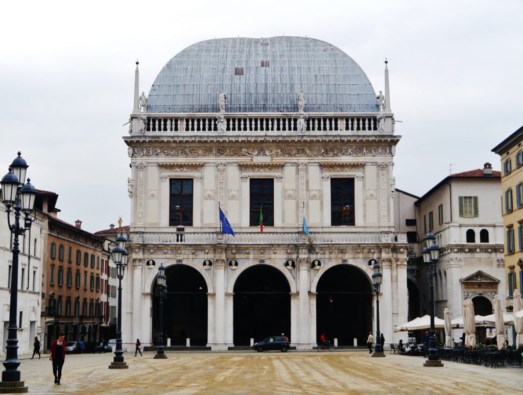 Loggia Palace, a Renaissance palace located in Brescia.