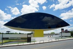 Museo Oscar Niemeyer, Curitiba, Brazil.