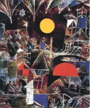  Ian Burt Paul Klee - Moonrise and Sunset 