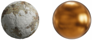 Examples of PBR materials