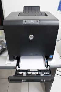 Laser printer by Dell.