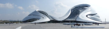 Le Grand Théâtre de Harbin ou Opéra de Harbin, à Harbin, Chine