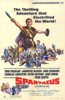 Poster for the film Spartacus