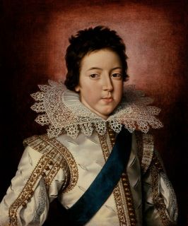 Retrato de Luis XIII de joven. 