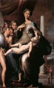 Parmigianino, Virgen del cuello largo (1534-40). 