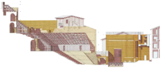 Project for Brescia's Roman theatre.