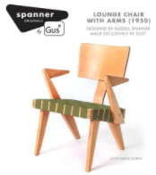 Lounge Chair with Arms, 1950, by Russell Spanner.