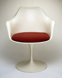 Saarinen "Tulip" collection for Knoll, 1956 - 'Pedestal' Armchair and Seat Cushion.
