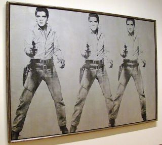 Triple Elvis, Museum of Modern Art, San Francisco, di Andy Warhol.
