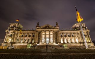Edificio del Reichstag a Berlino. 