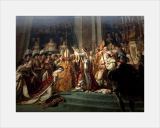 a consagración del emperador Napoleón y la coronación de la emperatriz Josefina