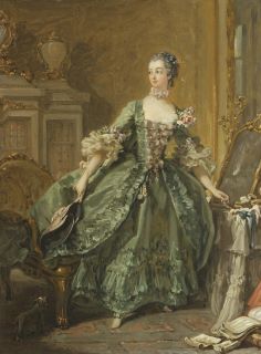Boceto para un retrato de Madame de Pompadour (1721 - 1764)