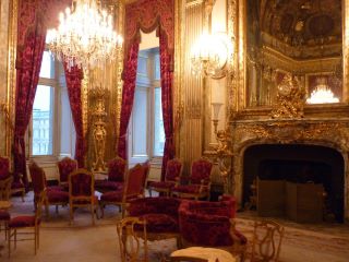 El gran salón en el apartamento Louvre de Napoleón III