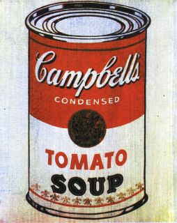 Soup Can, di Andy Warhol,  anni Sessanta. 