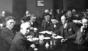 Il "Gruppo dei Sette": Frederick Varley, A.Y. Jackson, Lawren Harris, Barker Fairley, Frank Johnston, Arthur Lismer, J. E. H. MacDonald.