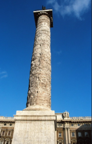 La Columna de Trajano, Roma, Italia.
