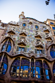 Casa Batllo, Gaudì, 1906, Barcelona.