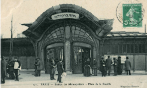 Metro, París, 1904.