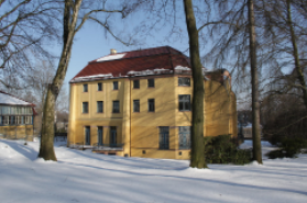 Villa Esche en invierno.