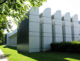 Techo de la Bauhaus (diseñado por Walter Gropius) Berlín.