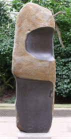 Isamu Noguchi , hallazgo de la 
escultura del parque de esculturas 
de Yorkshire, 1979, granito.
