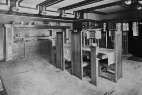 Interior (1911), Comedor de Robie House.