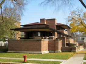 La Casa Frederick C. Robie, Chicago, Illinois.