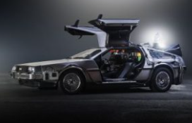 DMC DeLorean de "Volver al futuro".