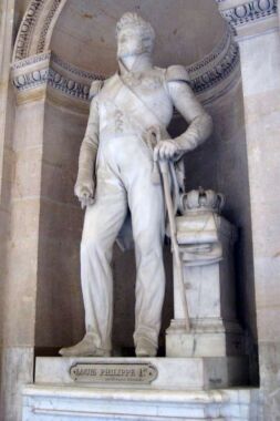 Castillo de Versalles - Galería de la Historia de Francia - Estatua de Luis Felipe