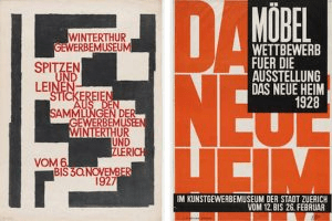 Poster designs by Ernst Keller. 