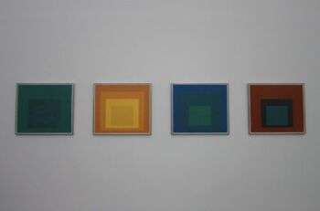 Josef Albers, "Interaction of color" (1963).