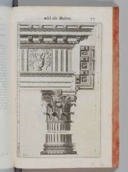 A Parallel of the Ancient Architecture with the Modern with Leon Battista Alberti's Treatise on Statues, Roland Fréart Sieur de Chambray (French, 1606–1676), Illustrations: etching and engraving.
