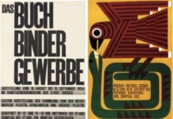 Affiche internationale de style typographique par Ernst Keller.