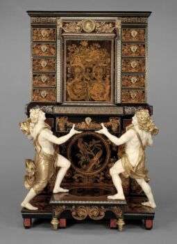 The J. Paul Getty Museum. Cabinet on Stand; André-Charles Boulle- Paris, France; about 1675 - 1680.
