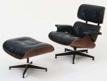 Lounge Chair and Ottoman, example of Pop Art Style in designs. 