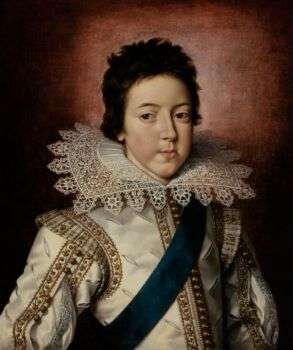 Portrait of Louis XIII, King of France as a boy. 