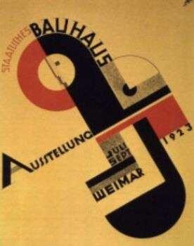 Poster for the Bauhausaustellung (1923).