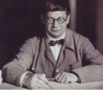 Photo of Professor Hans Poelzig. 