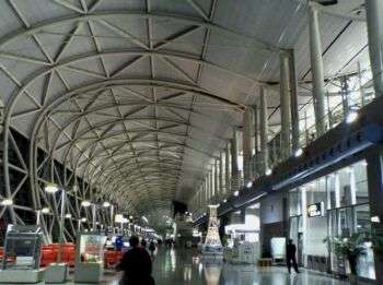 Photo of the Kansai International Airport Terminal.