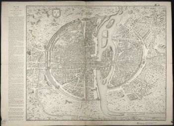La carte originale de Saint Victor a été attribuée à Jacques I Androuet du Cerceau, bien que cela ait été contesté. La carte porte le nom de Saint Victor car elle était conservée dans une bibliothèque parisienne de ce nom au XVIIIe siècle. Il s'agit d'une copie numérique d'une carte de l'Institut Leibniz de géographie régionale. vers 1552 , carte originale.
